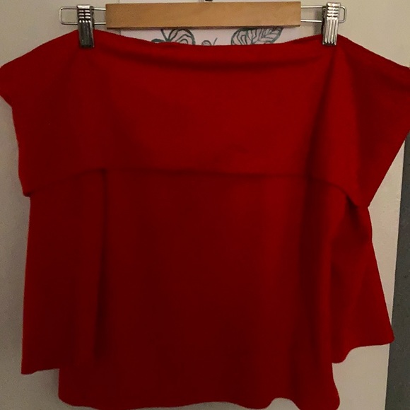Anthropologie Red Shirt - Picture 2 of 2